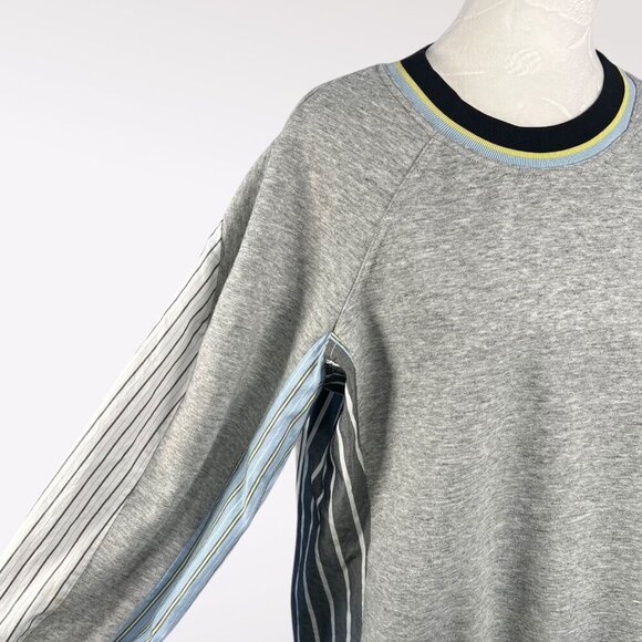 BCBGMAXAZRIA Striped Sleeve Sweater Top Oversized XS - Picture 7 of 11